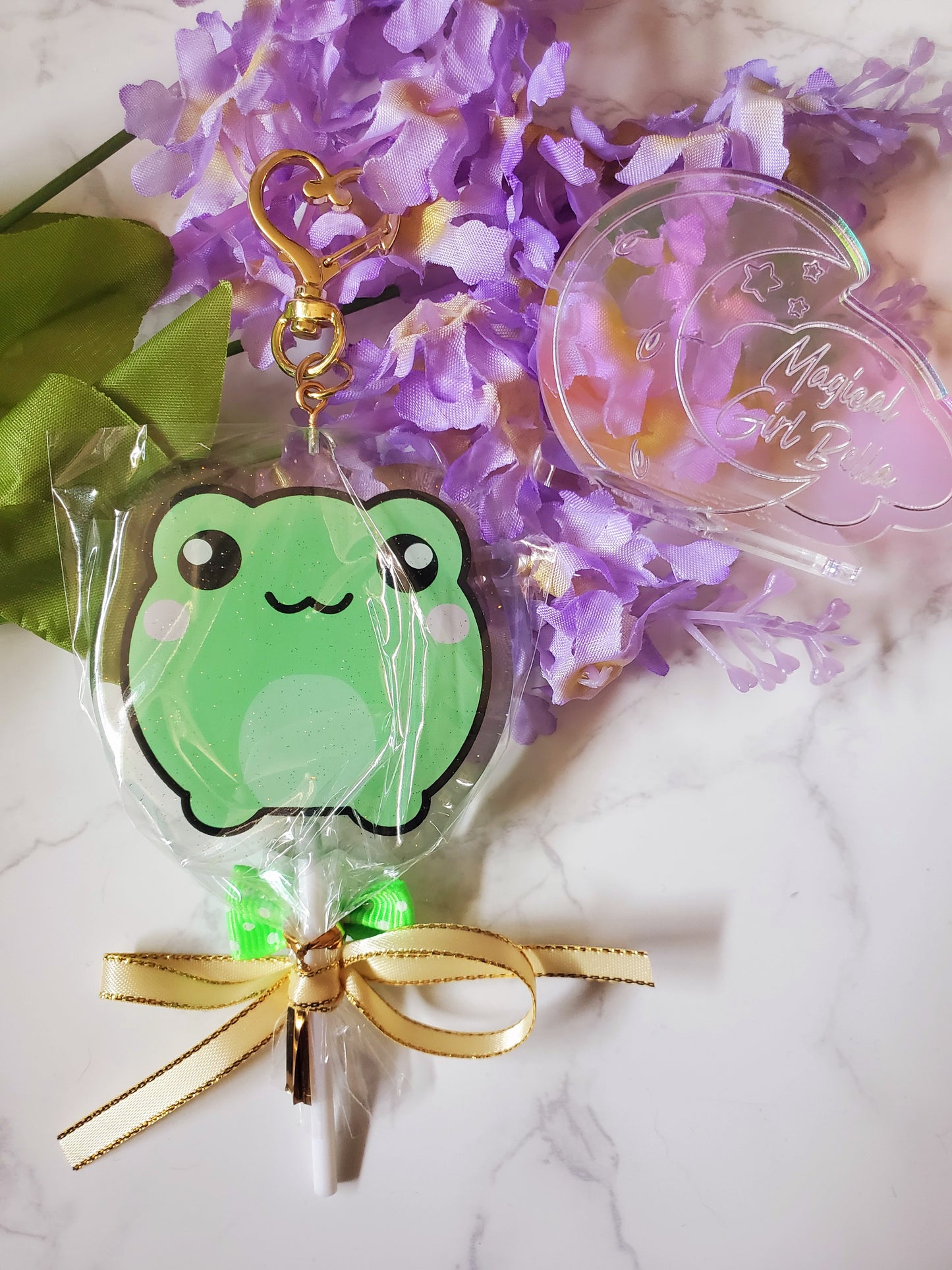 Lollipop Keychain - Frog