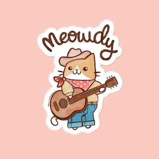 Meowdy Vinyl Sticker