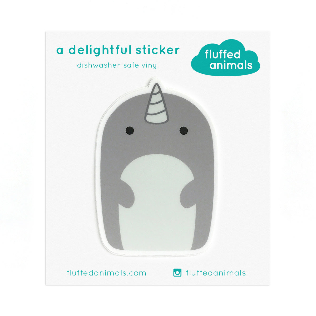 Nicky the Narwhal Sticker
