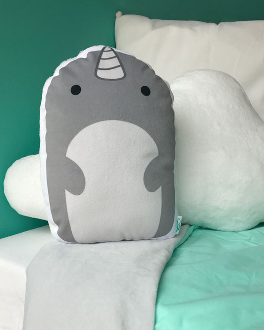 Small Narwhal Pillow