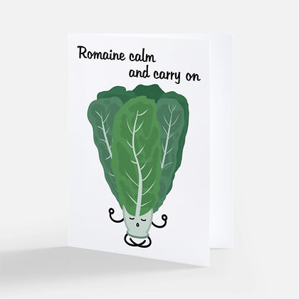 Romaine Calm Greeting Card
