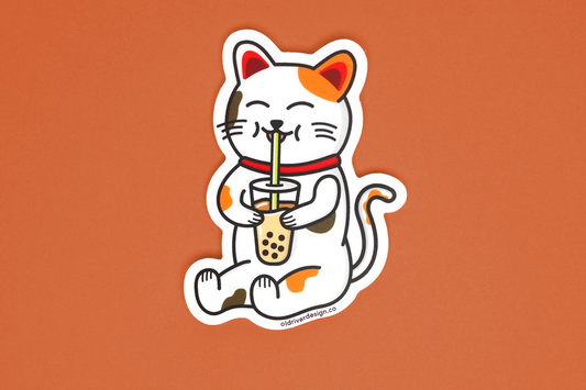 Sticker - Boba Cat