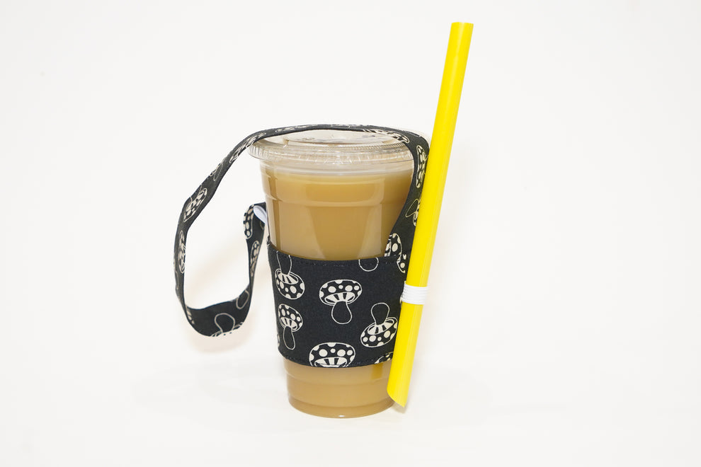 Cup Carrier - Groovy (black)
