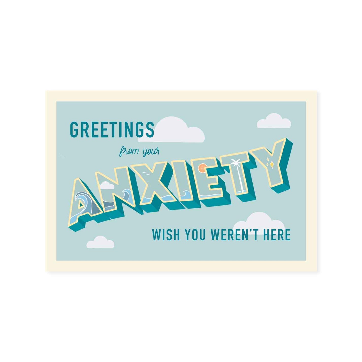 Anxiety Postcard