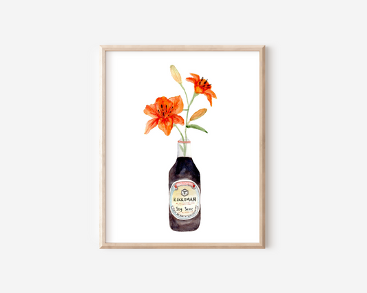 Tiger Lily in Soy Sauce Print