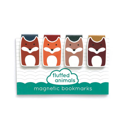 Fox Magnetic Bookmarks Set of 4