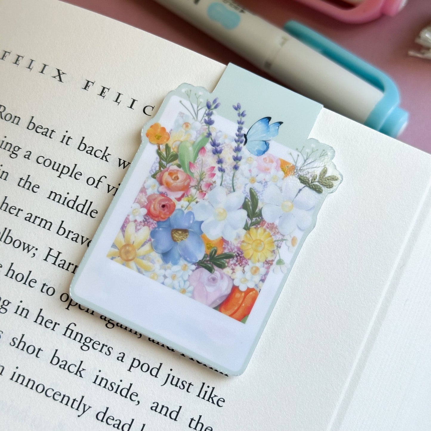 Wildflower Photograph Magnetic Bookmark