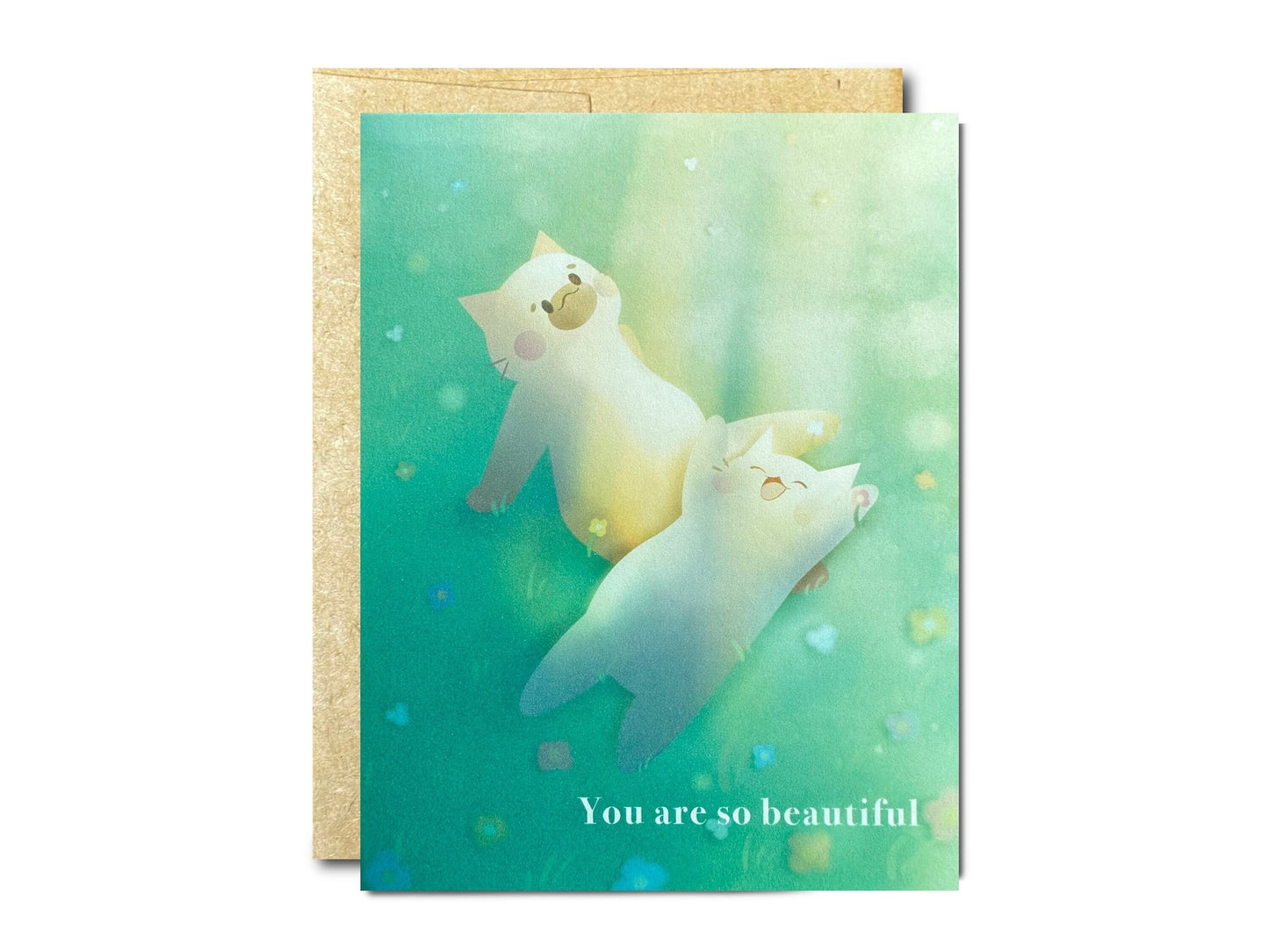You Are So Beautiful Blank Greeting Card