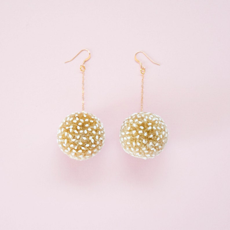 Mini Sesame Ball Earrings