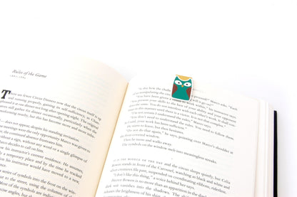 Owl Magnetic Bookmarks Set of 4