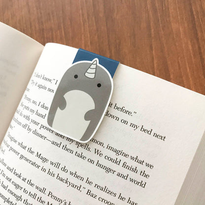 Narwhal Magnetic Bookmark