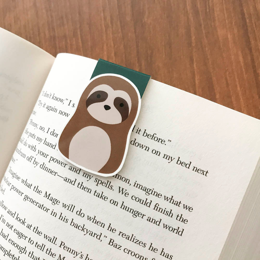 Sloth Magnetic Bookmark