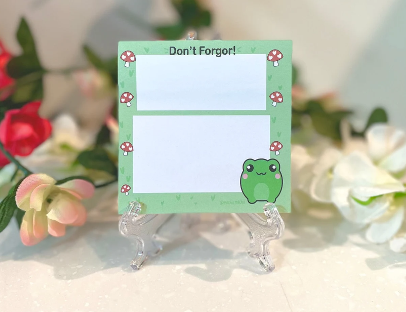 Froggy "Don't Forgor" Sticky Note